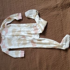 Carters footie zip pajamas for baby girl size 12 month